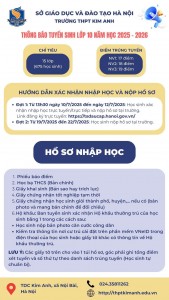 Thong bao tuyen sinh lop 10 nam hoc 2025-2026 chinh thuc